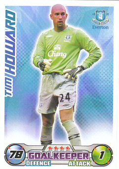 Tim Howard Everton 2008/09 Topps Match Attax #91